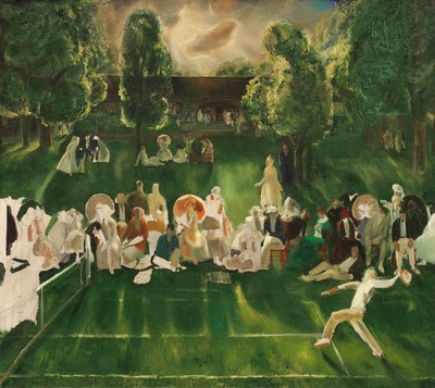 Tennis Tournament by George Wesley Bellows
